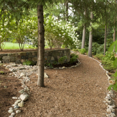 Front Yard Landscape on a Slope - Terrascapes